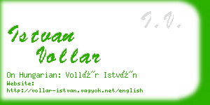 istvan vollar business card